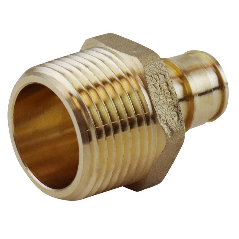 Apollo Expansion PEX / Pex A 1/2 in. Expansion PEX in to X 3/4 in. D MPT Brass Male Adapter