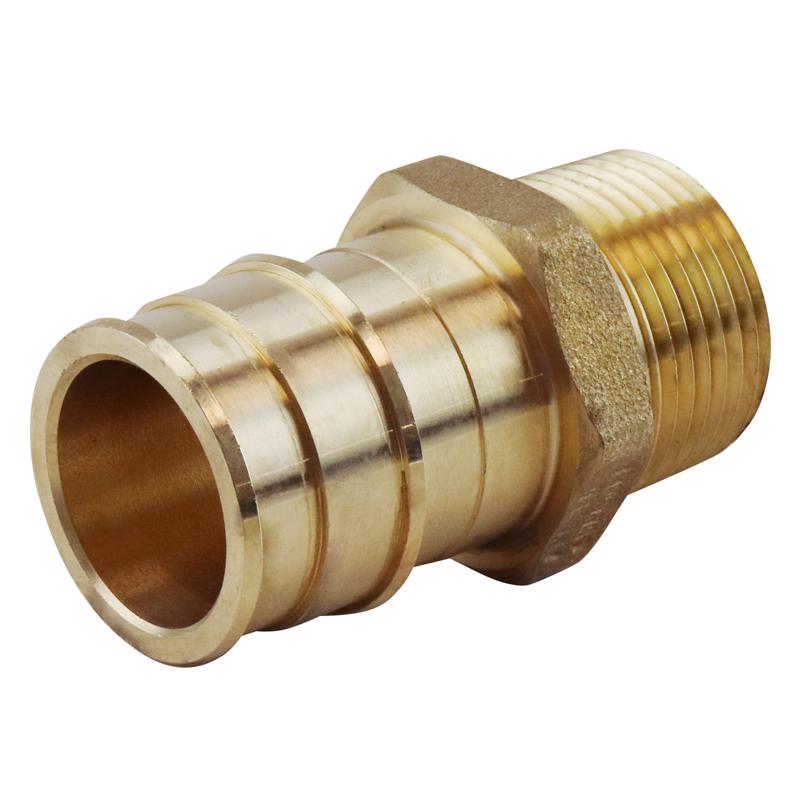 Apollo Expansion PEX / Pex A 3/4 in. Expansion PEX in to X 1/2 in. D MPT Brass Male Adapter