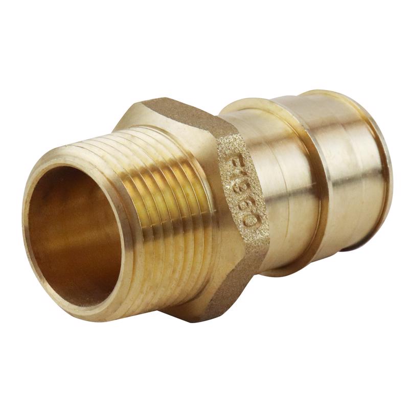 Apollo Expansion PEX / Pex A 3/4 in. Expansion PEX in to X 1/2 in. D MPT Brass Male Adapter