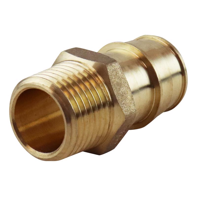 Apollo Expansion PEX / Pex A 1 in. Expansion PEX in to X 3/4 in. D MPT Brass Male Adapter