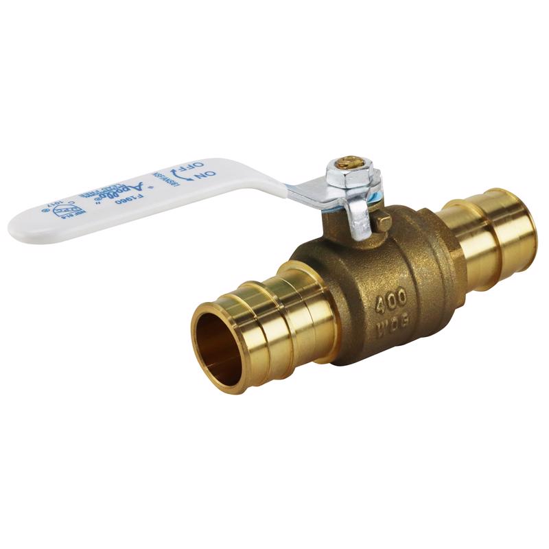 Apollo Expansion PEX A 1 in. Brass Expansion Pex Ball Valve Full Port