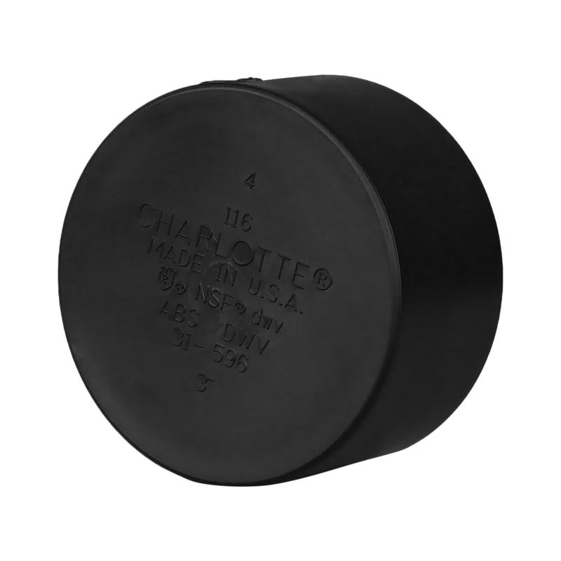 CAP ABS DWV 3"