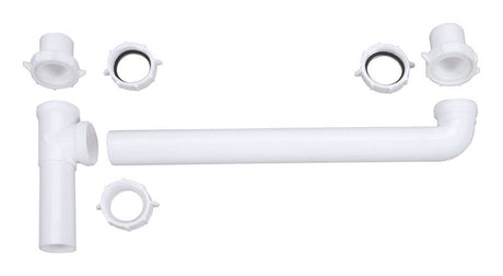 Ace 1-1/2 in. D X 16 in. L Plastic Continuous Waste Outlet