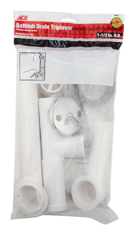 WASTE BATH PVC 1.5 TRIP