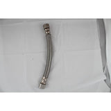 Plumb Pak 3/4 in. FIP in. X 3/4 in. D FIP 12 in. Stainless Steel Water Heater Supply Connector