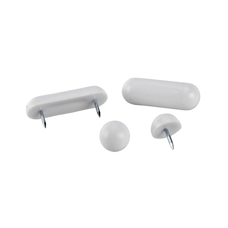 Plumb Pak Toilet Seat Bumper Set White For Universal