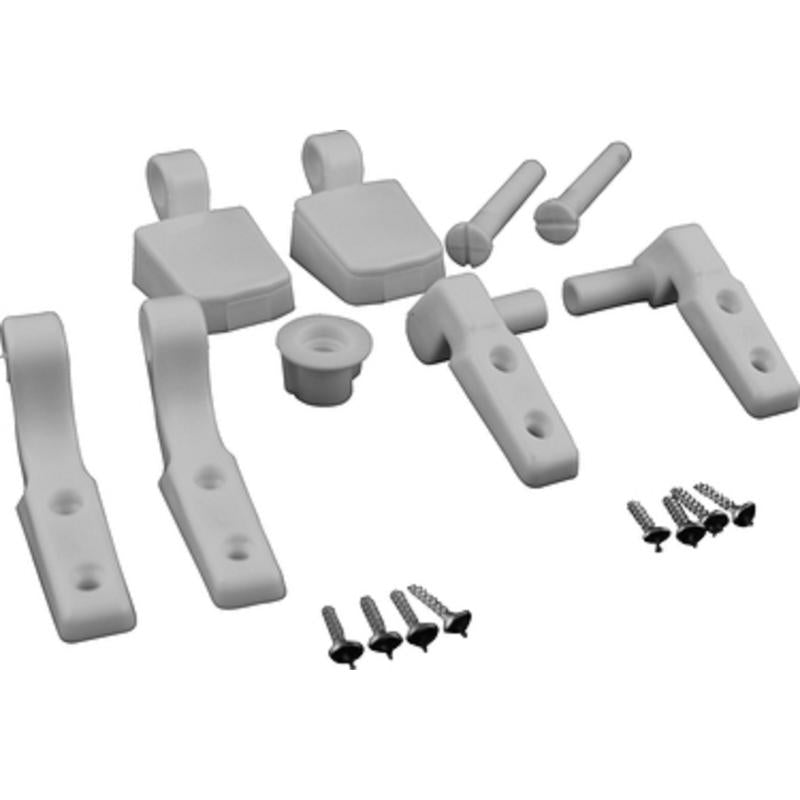 Plumb Pak Toilet Seat Hinge White Plastic For Universal