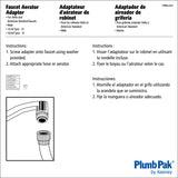 Plumb Pak Male Thread 15/16 in. x 55/64 in. Chrome Plated Faucet Aerator