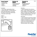 Plumb Pak Dual Thread 15/16 in.-27M x 55/64 in.-27F Chrome Plated Dishwasher Adapter
