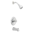 FAUCT TUB&SHOWER1H CHRM