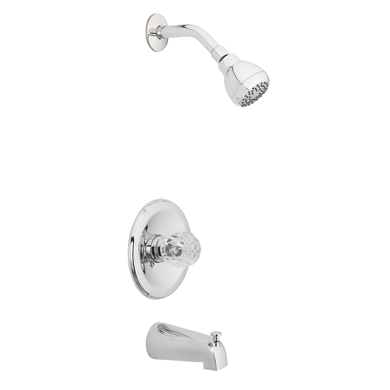 FAUCT TUB&SHOWER1H CHRM