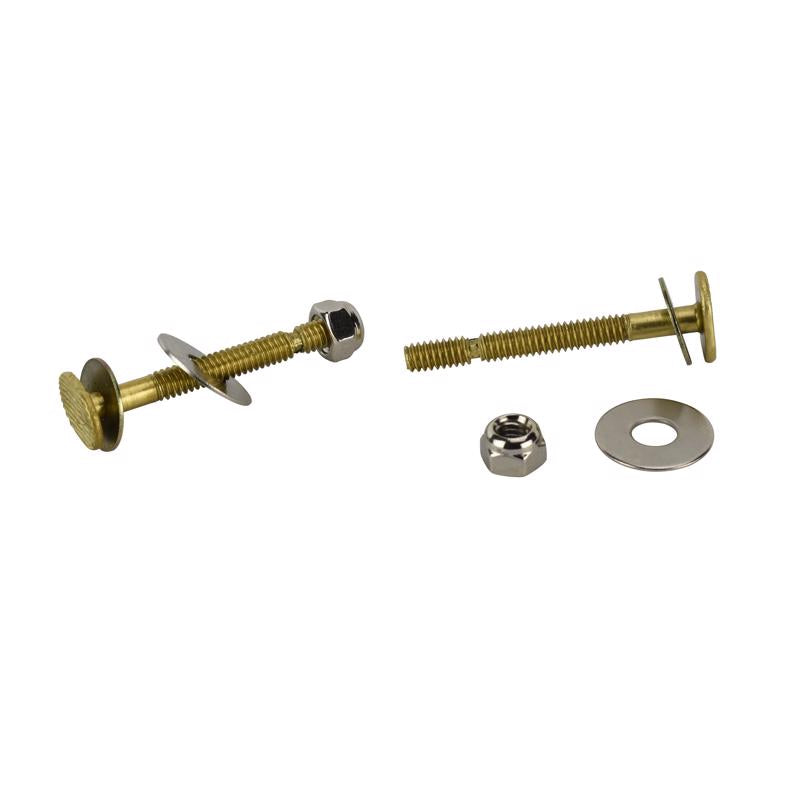 Plumb Pak Toilet Bolt Set Brass