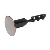 Keeney 1.25 in. White Stainless Steel Pop Up Stopper