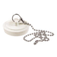 DRAIN STOPPER WHT 1-3/4"