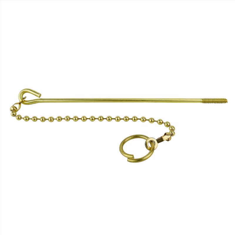 Plumb Pak Lift Wire and Chain Gold Brass For Universal