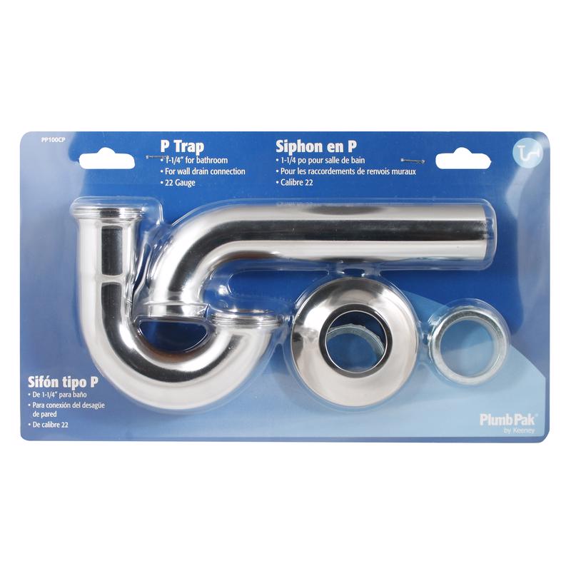 P-TRAP 1-1/4" 22GA CHRM