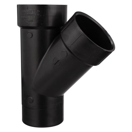 STREET WYE SPIGOT&HUB 3"