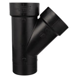Charlotte Pipe 3 in. Spigot X 3 in. D Hub ABS Street Wye