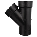 Charlotte Pipe 3 in. Spigot X 3 in. D Hub ABS Street Wye