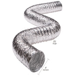 Deflect-O Supurr-Flex 300 in. L X 4 in. D Silver Aluminum Dryer Transition Duct