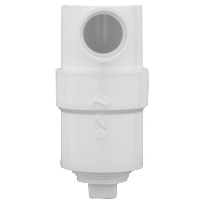 Charlotte Pipe Schedule 40 3 in. Hub X 6 in. D Hub PVC Drum Trap 1 pk