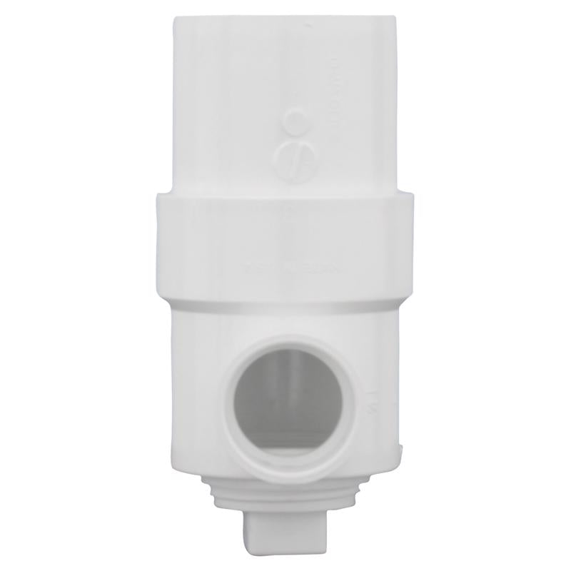 Charlotte Pipe Schedule 40 3 in. Hub X 6 in. D Hub PVC Drum Trap 1 pk