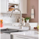 Moen Edwyn One Handle Stainless Steel Pull-Down Kitchen Faucet