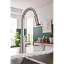 Moen Nori One Handle Stainless Steel Pull-Down Kitchen Faucet