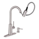 Moen Nori One Handle Stainless Steel Pull-Down Kitchen Faucet