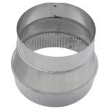 Imperial 6 in. D X 7 in. D Galvanized Steel Furnace Pipe Increaser