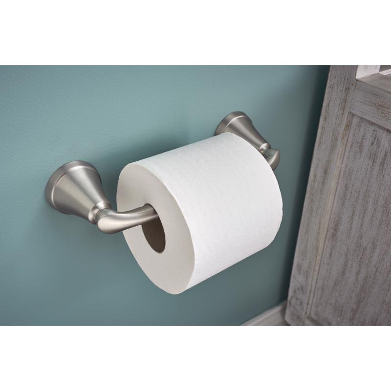 Moen Tiffin Brushed Nickel Toilet Paper Holder