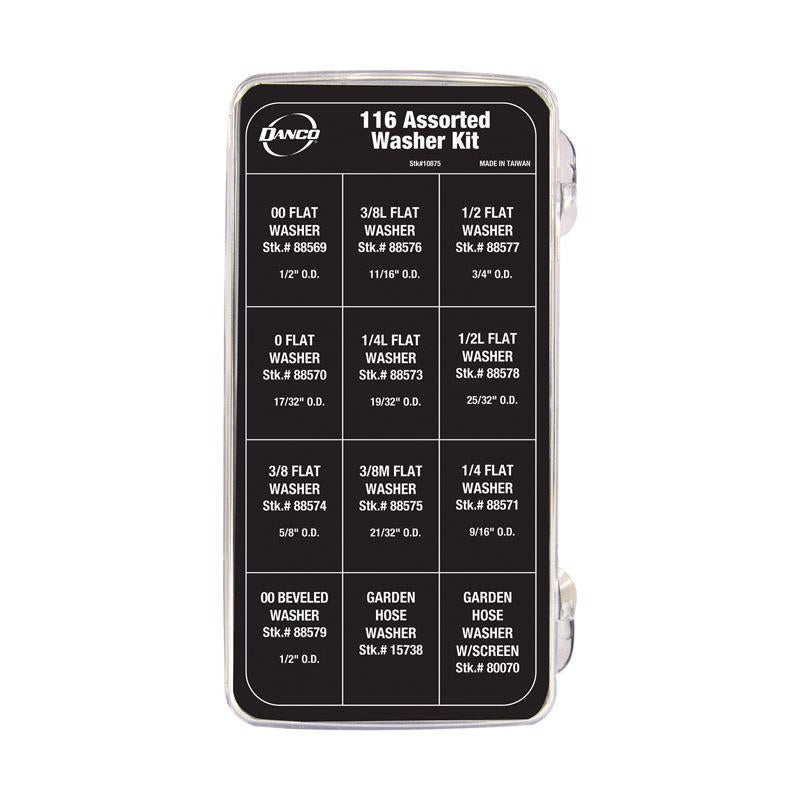 ASSORTED WASHER 116PC