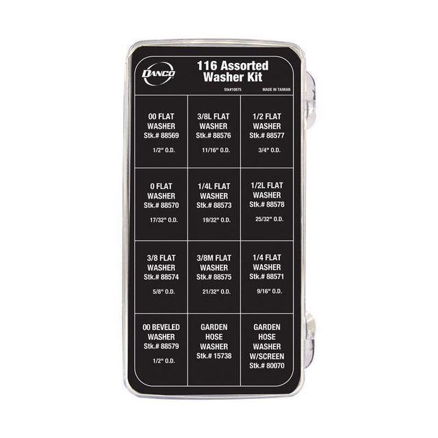 ASSORTED WASHER 116PC