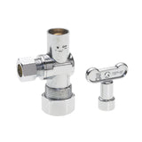 ProLine 5/8 in. Comp X 3/8 in. Comp Chrome Angle Valve