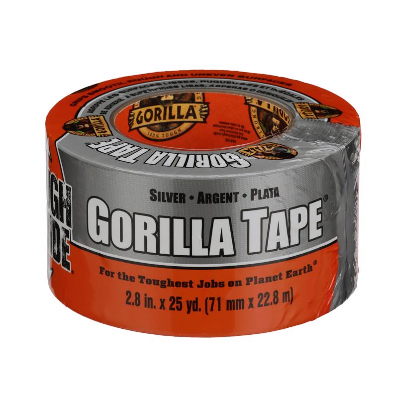 Gorilla 2.88 in. W X 25 yd L Silver Duct Tape