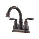 Moen Hilliard Bronze Bathroom Faucet 4 in.