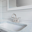 Moen Hilliard Brushed Nickel Bathroom Faucet 4 in.