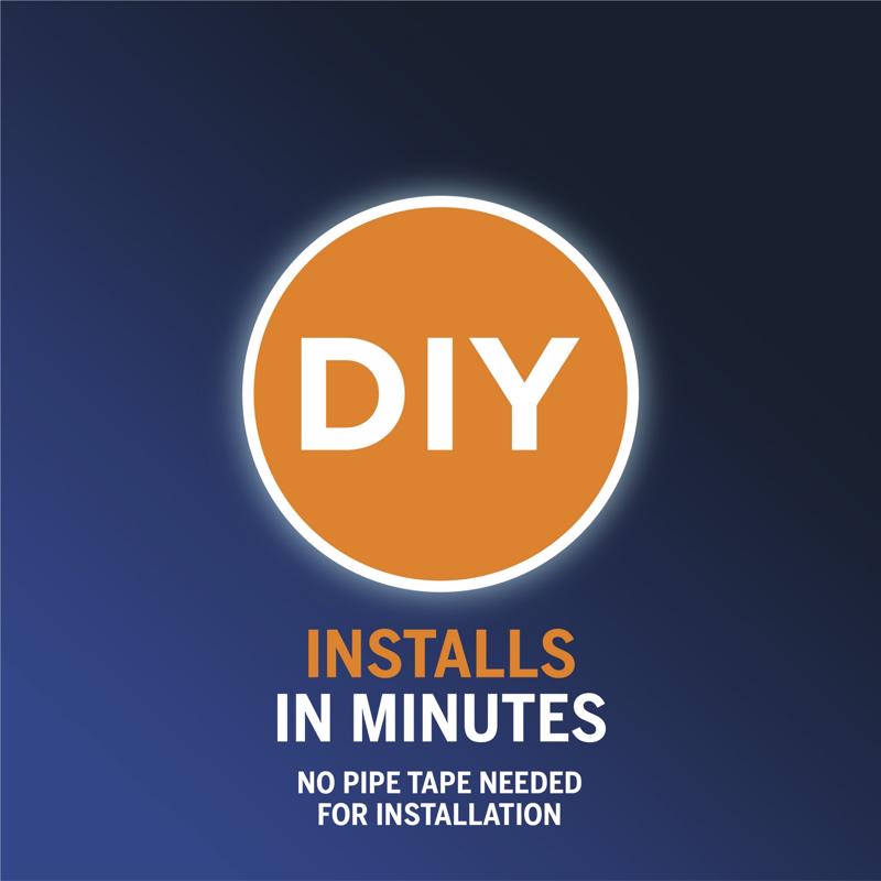 Waterpik PowerPulse Massge Chrome 6 settings Showerhead Combo 1.8 gpm