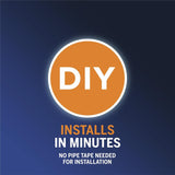 Waterpik PowerPulse Massge Chrome 6 settings Showerhead Combo 1.8 gpm