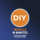 Waterpik PowerPulse Massge Chrome 6 settings Showerhead Combo 1.8 gpm