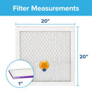 Filtrete 20 in. W X 20 in. H X 1 in. D Fiberglass 12 MERV Smart Air Filter 1 pk