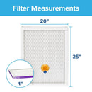 Filtrete 20 in. W X 25 in. H X 1 in. D Fiberglass 12 MERV Smart Air Filter 1 pk