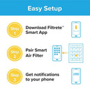 Filtrete 16 in. W X 20 in. H X 1 in. D Fiberglass 13 MERV Pleated Smart Air Filter 1 pk