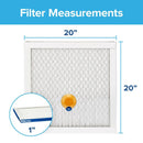 Filtrete 20 in. W X 20 in. H X 1 in. D Fiberglass 13 MERV Pleated Smart Air Filter 1 pk