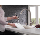 Delta Charmaine One Handle Stainless Steel Pull-Down Kitchen Faucet