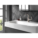 Delta Brushed Nickel Pop-up Bathroom Sink Faucet 4 in.