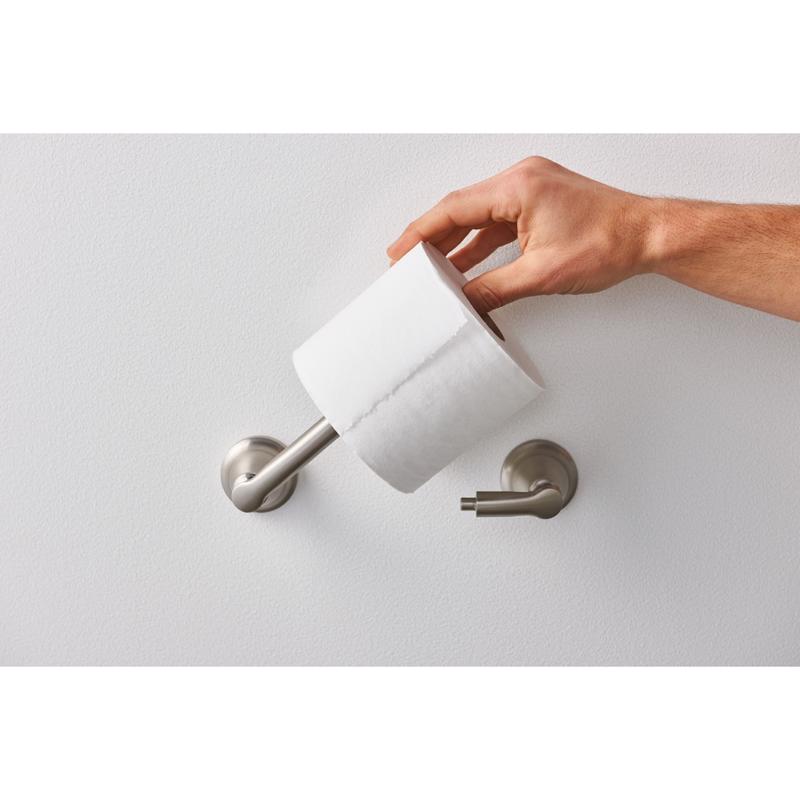 Moen Hilliard Brushed Nickel Toilet Paper Holder