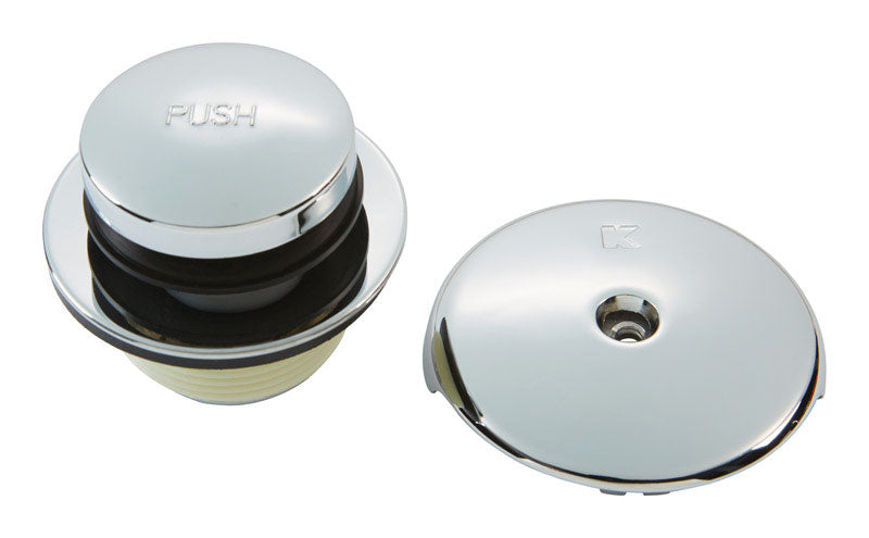 Ace 1 Chrome Plated Foot Lok Stop Bath Drain Trim Kit