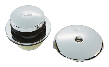 Ace 1 Chrome Plated Foot Lok Stop Bath Drain Trim Kit