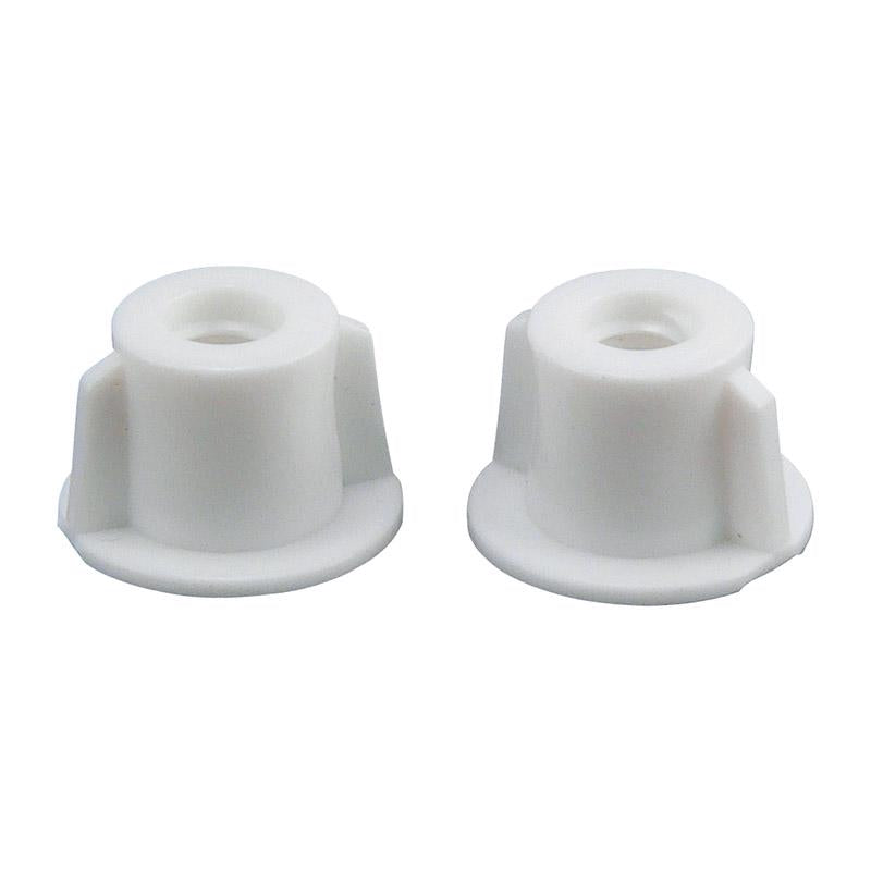 WING NUTS 2PK WHT